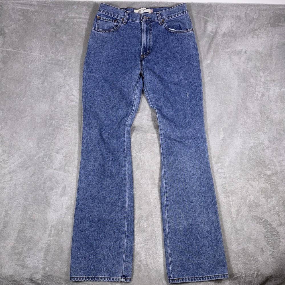 Vintage Levis 517 Boot Cut Jeans Mens Blue Denim Pants 32X36 Made In Mexico Y2k